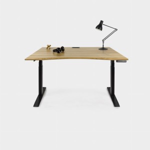 Biurko elektryczne / dąb ergonomiczne / cz